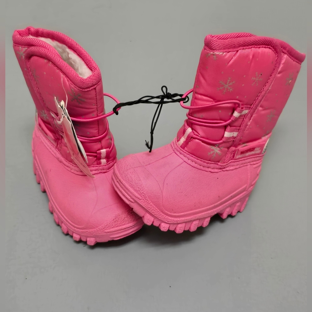 Pink Kids Snow Boots